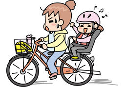 in a rushのイラスト